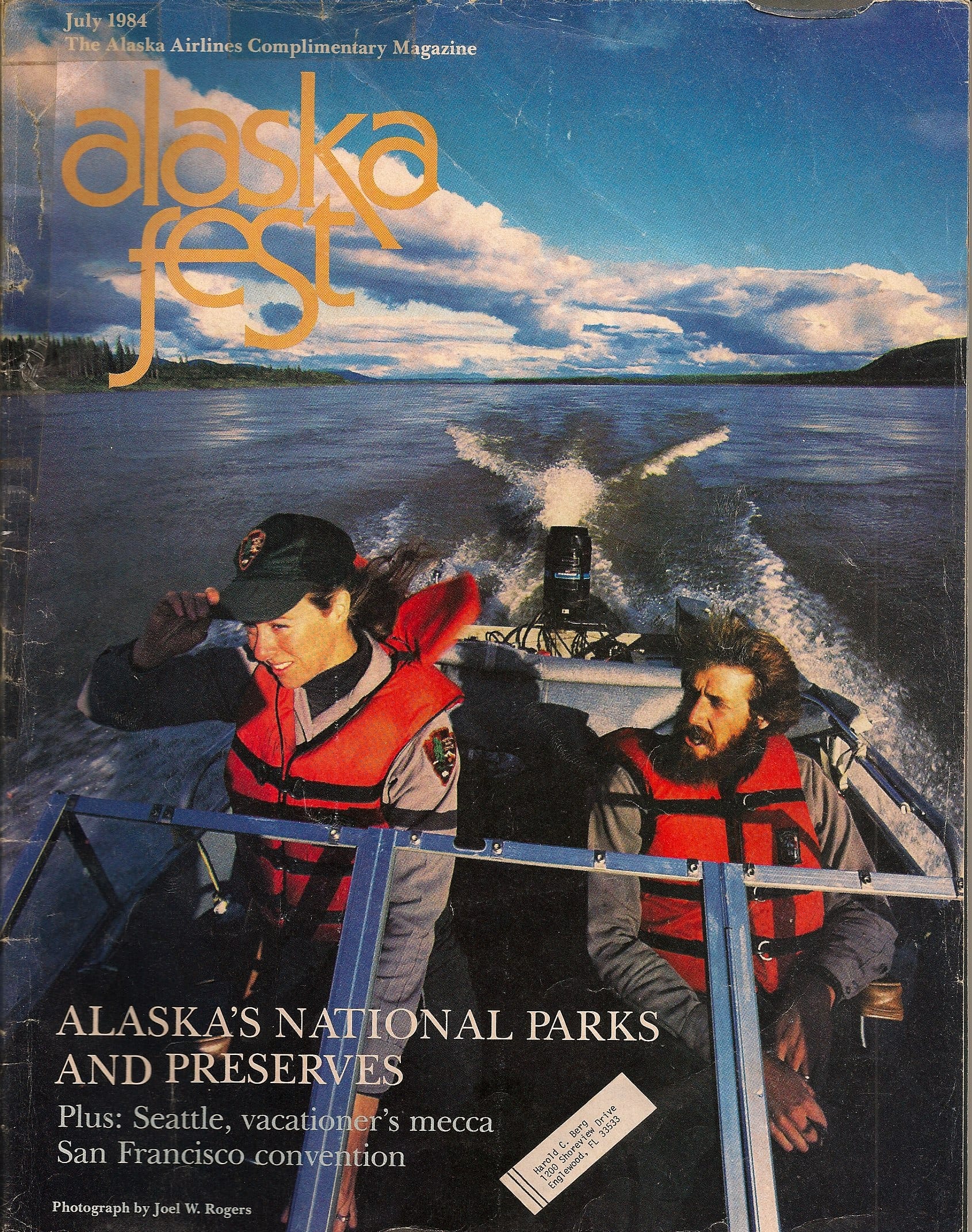 Colette and Bill, Back Country Rangers in Alaska - 1983